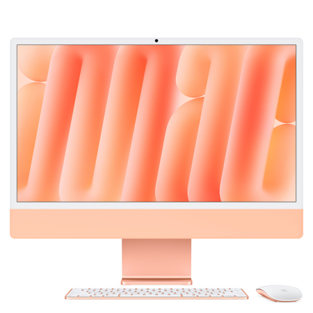 Apple iMac 24" with Retina 4.5K Display, M4 Chip with 10-Core CPU and 10-Core GPU, Late 2024