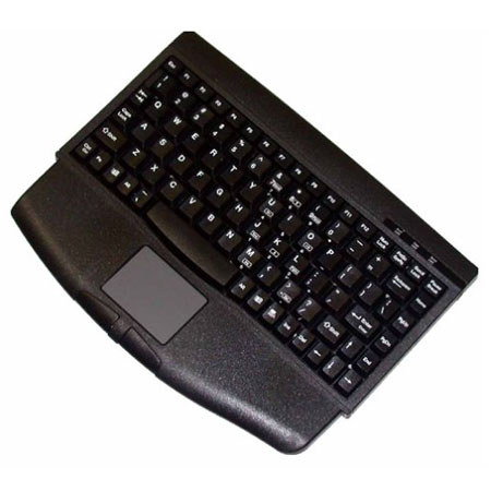 Adesso USB Mini-Touch Keyboard with Touchpad, Black