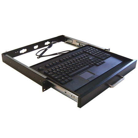 Adesso Easy-Touch USB Keyboard with Touchpad, Black