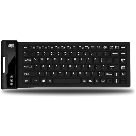 Adesso 87 Keys Antimicrobial Waterproof Flex Keyboard