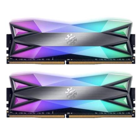 XPG SPECTRIX D60G 16GB (2x8GB) DDR4 3200MHz Memory Module, Gray