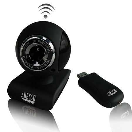 Adesso CyberTrack V10 2.4 GHz RF Wireless Webcam