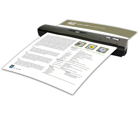 Adesso Mobile Document Scanner, 600 x 600 dpi