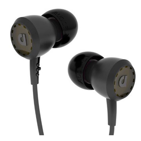 Audiofly AF33 In-Ear Headphones, Slycat Black
