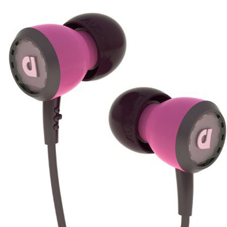 Audiofly AF33 In-Ear Headphones with Built-in Microphone, Hirise Purple
