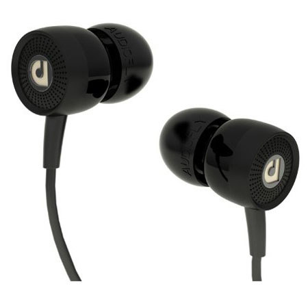 Audiofly AF45 In-Ear Headphone with Built-in Microphone, Stout Black