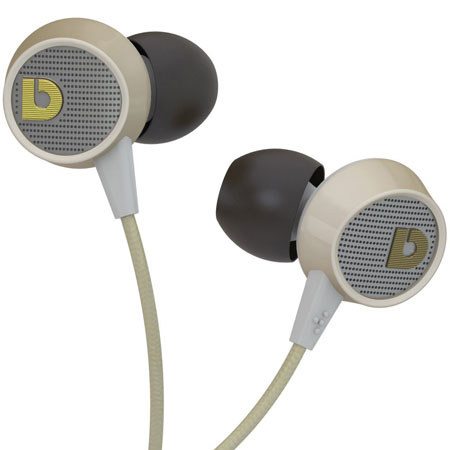 Audiofly AF56 In-Ear Headphones with Built-in Microphone, Vintage White