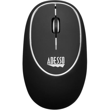 Adesso iMouse E60 2.4GHz RF Wireless Anti-Stress Gel Mouse, Black