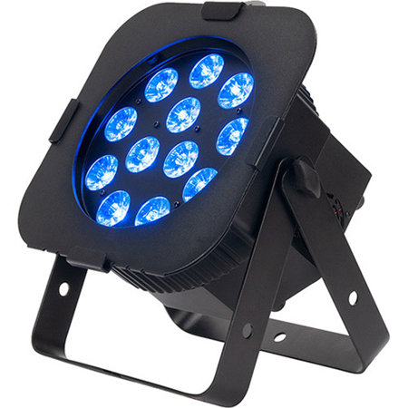 American DJ 12PX HEX 12x 12W 6-In-1 RGBAW+UV LED PAR Fixture with Gel Frame, Black