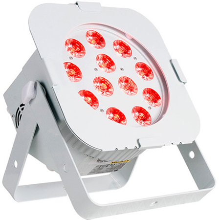 American DJ 12PX HEX 12x 12W 6-In-1 RGBAW+UV LED PAR Fixture w/Gel Frame, Pearl
