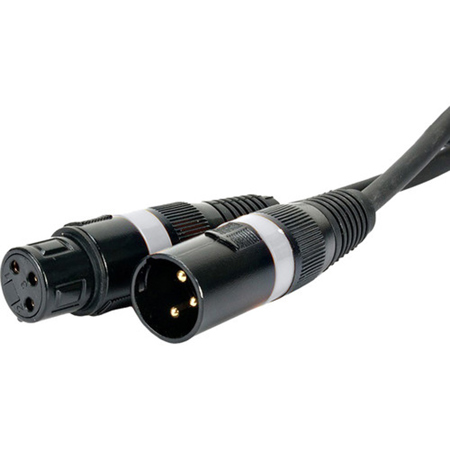 American DJ Accu-Cable 3' 3-Pin XLR Male to Female DMX Cable