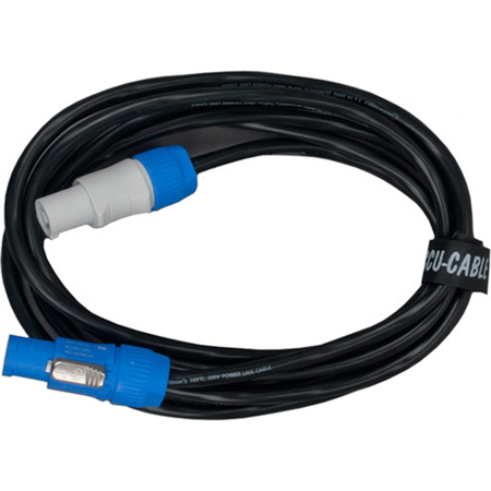 American DJ 3' 3-Pin XLR + powerCON In/Out Combo Link Cable
