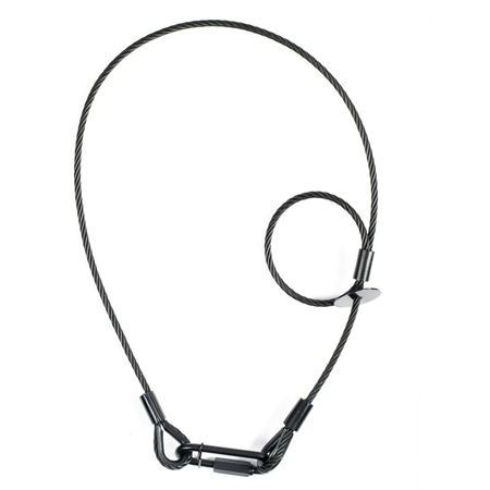 American DJ Accu-Cable SC5B 31.5" Safety Cable, 100 lbs Load Capacity, Black