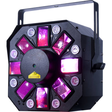 American DJ StarTec Stinger II 5W 3-FX-In-1 RGBAWP HEX + 3W UV LED Laser Light