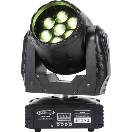 American DJ Stealth Wash Zoom 7x 12W RGBW LED Wash Moving Head Light