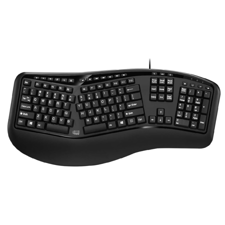 Adesso AKB-150UB Wired Ergonomic Desktop Keyboard