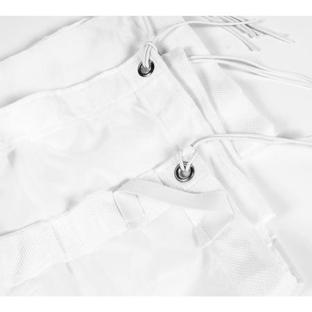 Advantage Gripware 6x6' Halo Silk (Artificial) Butterfly Fabric, White