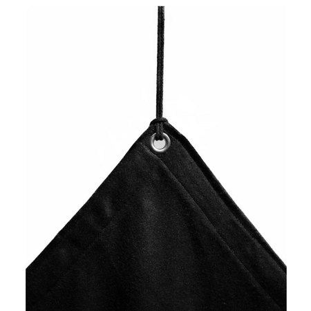 Advantage Gripware 8x8' Double Net with Ties and Rag Bag, Black