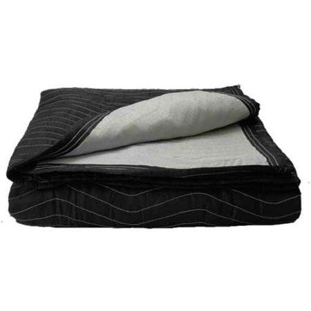Advantage Gripware 72x80" Heavy Weight Sound Blanket with Grommets, Black/White
