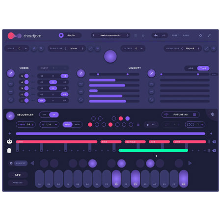 Audiomodern Chordjam Compositional Assistant Virtual Instrument, Download