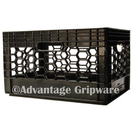 Advantage Gripware Milk Crate - Large (6 Gallon / 24 Quart) 19x13x11"