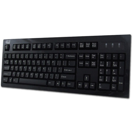 Adesso Full Size Mechanical Gaming Keyboard with USB Hub and Audio Jack