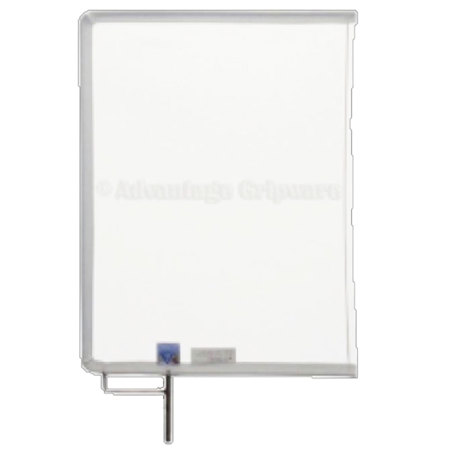 Advantage Gripware 12x18" Lavender Net Open End Scrim and Diffusion, Steel Frame