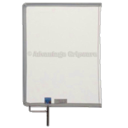 Advantage Gripware 12x18" Natural Muslin with Stainless Steel Frame