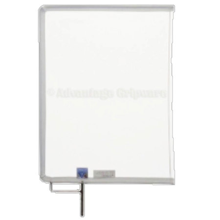 Advantage Gripware 30x36" Light Halo Silk (Artificial) Open End Scrim, White