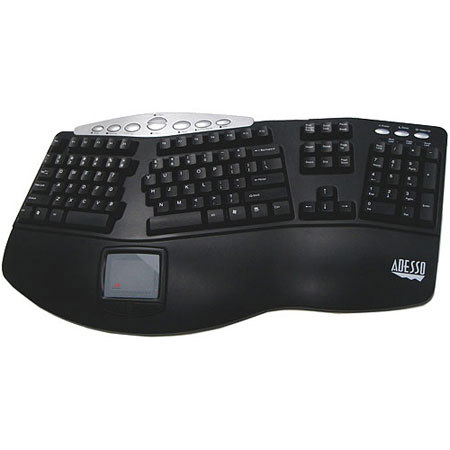 Adesso Tru-Form Pro PS/2 Keyboard with TouchPad