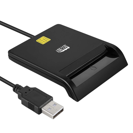 Adesso SCR-100 USB Smart Card Reader, TAA Compliant
