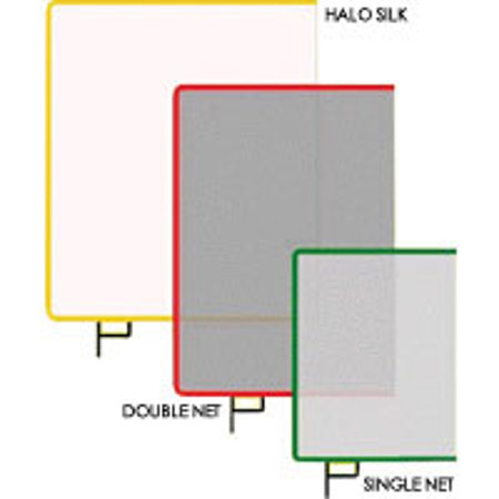 Advantage Gripware 24" x 30" Double Net, White Fabric Open End Scrim.