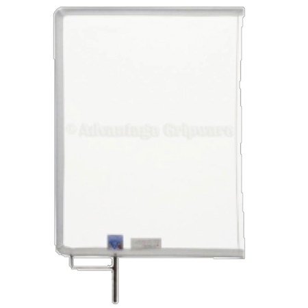 18x24" Artificial Halo Silk with White Fabric Open End Scrim