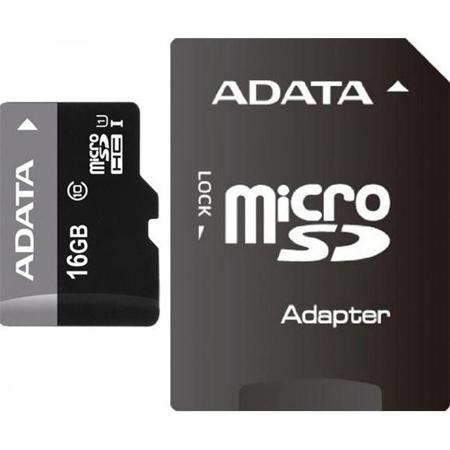 AData Premier Pro 16GB microSDHC UHS-I Class 10 (U3) Memory Card, SD Adapter