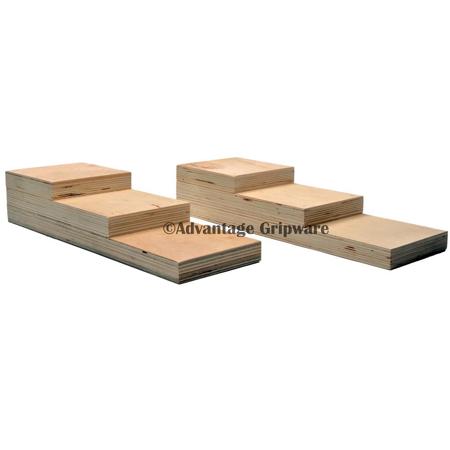 Advantage Gripware 1x5x11.25" Track Stair Block, Pair