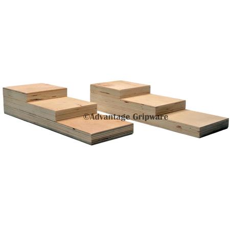 Advantage Gripware 1x5x11.25" Track Stair Block, Set of 4