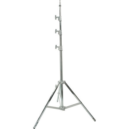 Avenger 13.1 feet Steel-Baby 40 Stand, Silver Chrome