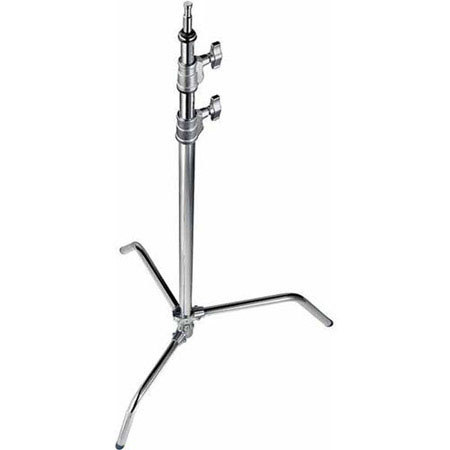 Avenger 5.75ft C-Stand 18 w/5/8in Stud, Silver Chrome