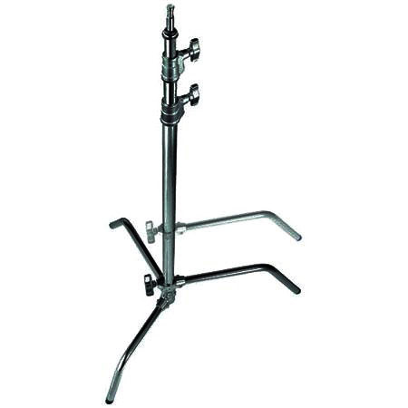 Avenger 5.75' C-Stand 18 with Sliding Leg, 2 Risers, Black
