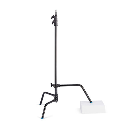 Avenger 10.75' C-Stand, Double Riser with One Sliding Leg, Black