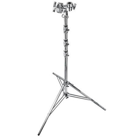 Avenger 21' Wide Base Overhead Steel Stand 65, 5 Sections, 4 Risers