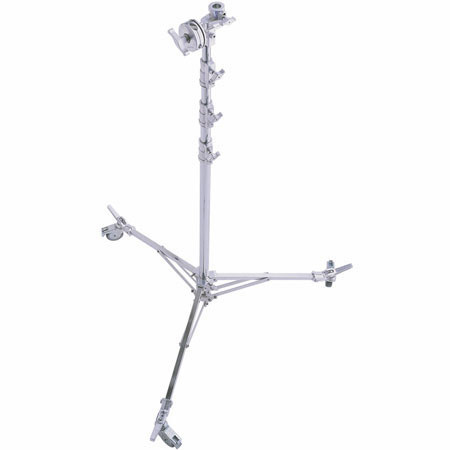 Avenger A310 Med 14' Roller Lightstand w/4 Riser,Chrome