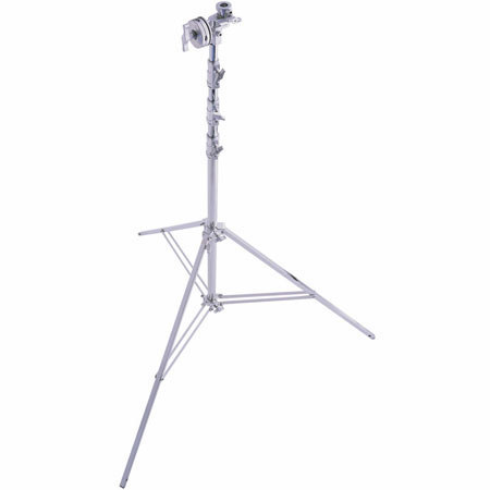 Avenger High Overhead Wide Base 18' Lightstand, Chrome