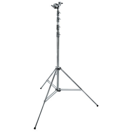 Avenger Super High 26.4' Overhead Lightstand with 1-1/8" Mounting Stud, Chrome Steel.
