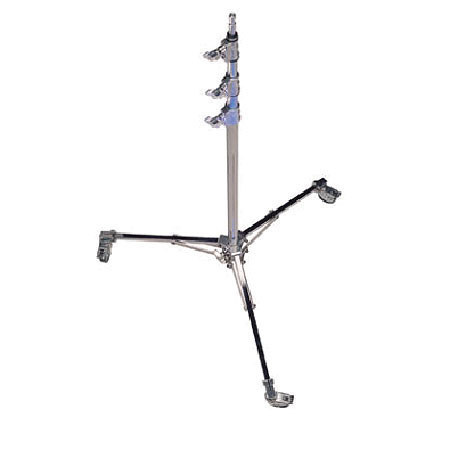 Avenger Heavy Duty 12ft Roller Lightstand, Chrome Steel