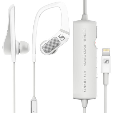 Apogee Electronics Ambeo High Fidelity iPhone Headphones with Recording, White