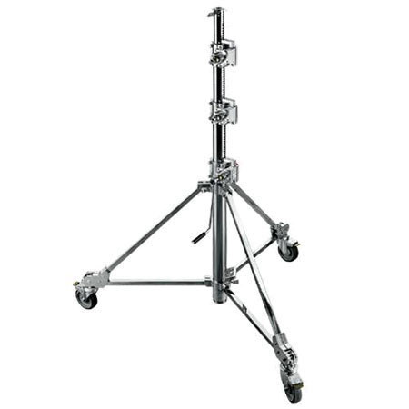 Avenger Strato Safe 14ft Lightstand, Braked Solid Wheel