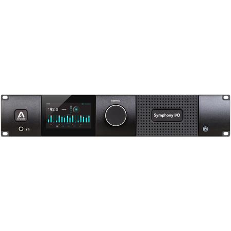 Apogee Electronics Symphony I/O MKII Dante Chassis with 8x8 Analog I/O + 8 Mic Pre Amps + 8x8 AES/OP I/O, Single Slot Populated