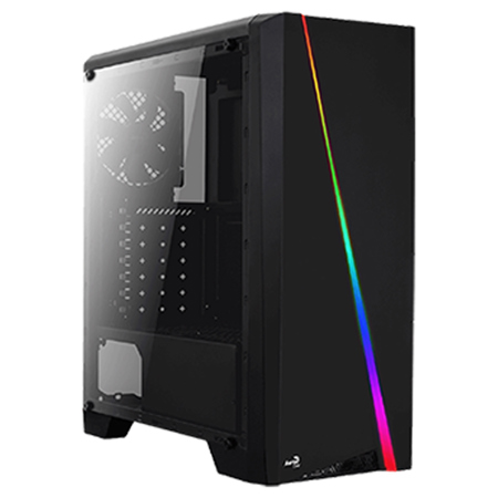 AeroCool Cylon RGB Mid Tower ATX Case, Black