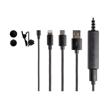 Apogee Electronics ClipMic digital 2 Lavalier Mic Kit w/2x Mic